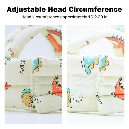 Baby Head Protector Baby Helmet for Crawling Walking, No Bumps Safety Head Adjustable Protective Cap for Walking, Playing (Style 2)