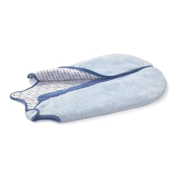 Baby Deedee Sleep nest Teddy Baby Sleeping Bag Sack for Boys and Girls Infants and Newborns, Soft Blue, Medium (6-18 Month)