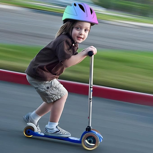 Adjustable Gradient Color Bike Baby/Toddler Helmet 2-4 Years,Safety Lightweight Kids Helmets Ages 1-3-5-8 for Girls Boys,Multi-Sport Infant Helmet for Skating Cycling Scooter