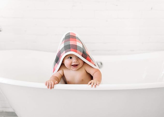 Copper Pearl Premium Knit Hooded Bath Towel with Terry Cloth Interior Jack