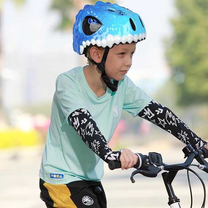 Toddler Kids Bike Helmet,3D Dinosaur Helmets for Boys Girls Infant/Baby to Children 1/2/3/4/5/6/7/8 Years Old Lightweight Adjustable Multi-Sports Bicycle Scooter Skateboard Skating Cycling