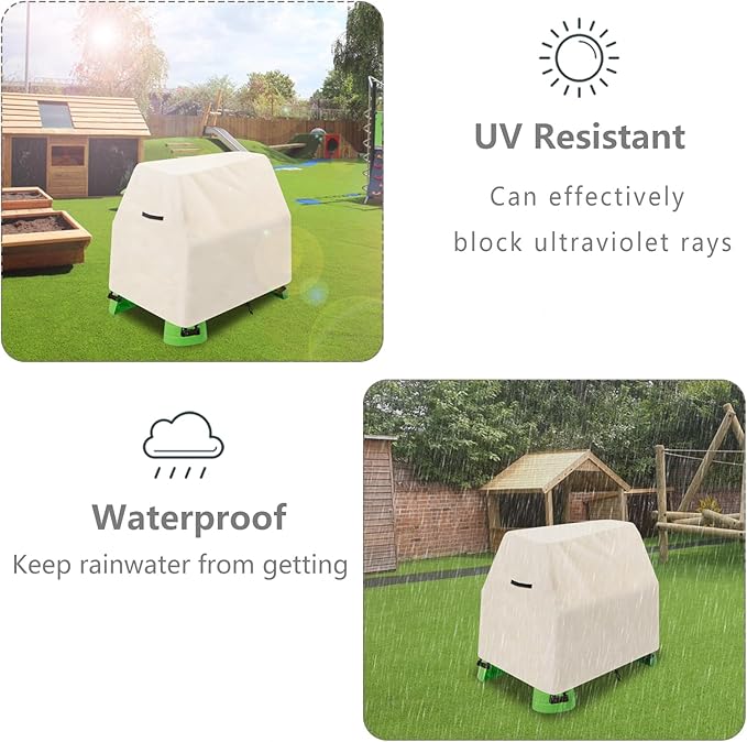 Kids Water Table Cover Fit Rain Showers Splash Pond Water Table,Waterproof Dust Proof Anti-UV Outdoor Toys Cover-Cover only
