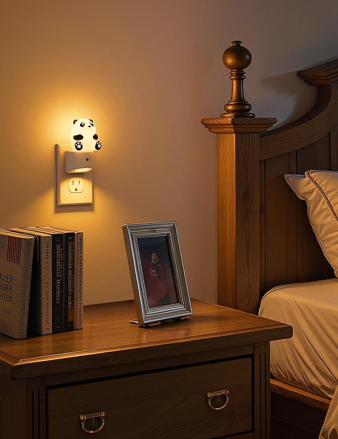 L LOHAS LED Night Light for Kids, 3D Owl Night Light Plug in, Dusk to Dawn Nursery Night Lights, RGB+Soft White 3000K, 3 Lighting Modes, Room Decor, Children