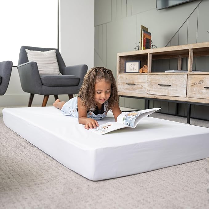 Waterproof Fitted Sheet for Nugget Mattress - Hypoallergenic, Machine Washable, Toddler Bed Mattress Protector,
