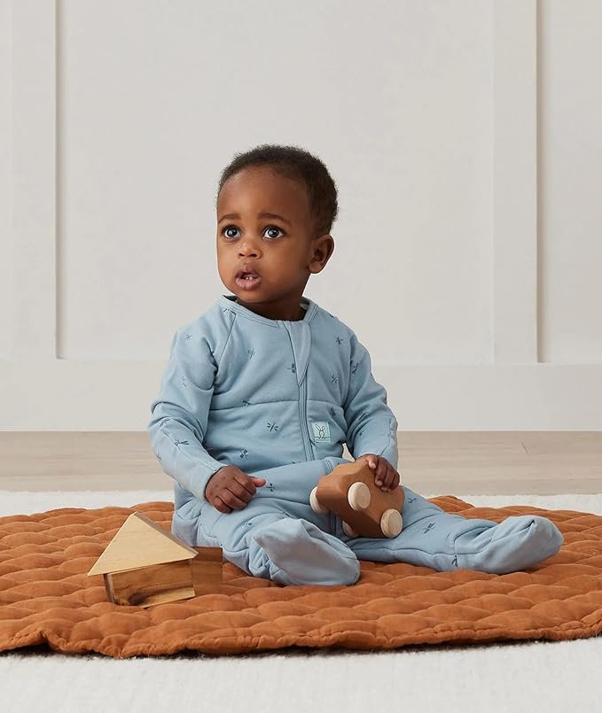 ergoPouch Sleep Onesie 2.5 TOG – Warm Baby Romper & Sleep Layer with Full-Zip, Guarding Against Blankets, Breathable & Movement-Friendly, Ideal for Transitional Sleeping (12-24 Months, Dragonflies)