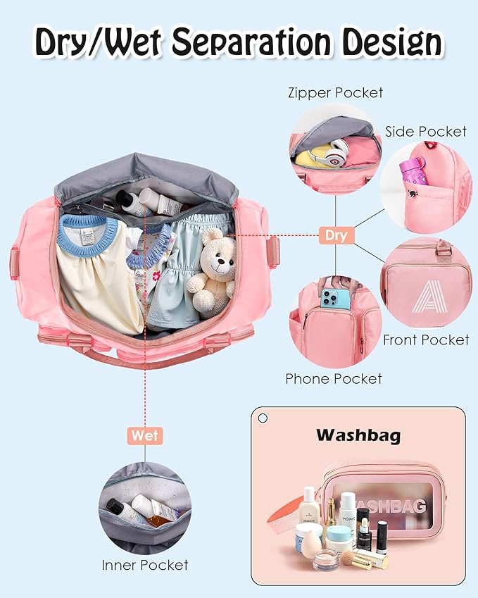 Elilier Gifts for women, Initial Travel Duffle Bag, Gym Bag, Duffel Bag,Personalized Weekender Bag, Birthday Gifts for Women Gifts for Teen Girls, gifts for girlfriend