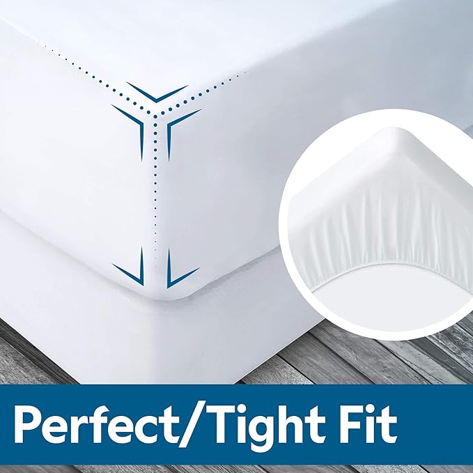 Guardmax Jersey Knitted Cot Size Mattress Protector - Waterproof & Dust Mite Proof Mattress Cover with Stretchable Pockets - Soft, Comfortable, & Noiseless Waterproof Fitted Sheet.(33 x 75 X 12)