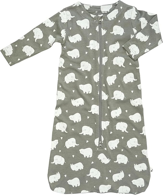 Babysoy Long Sleeve Wearable Blanket Sleep Sack, Infant to Toddler Sleeping Bag, Choose from size 0-24 Months