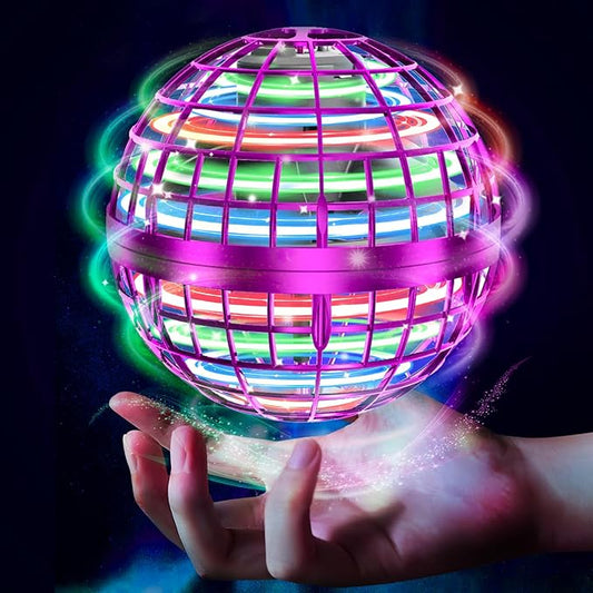Tikduck Flying Orb Ball 2025 Toys Soaring Hover Boomerang Spinner Hand Controlled Mini Drone Cosmic Globe Spinning Kids Outdoor Fly Toy Birthday Gift Cool Stuff for Boys Girls 6 7 8 9 10+ Year Old