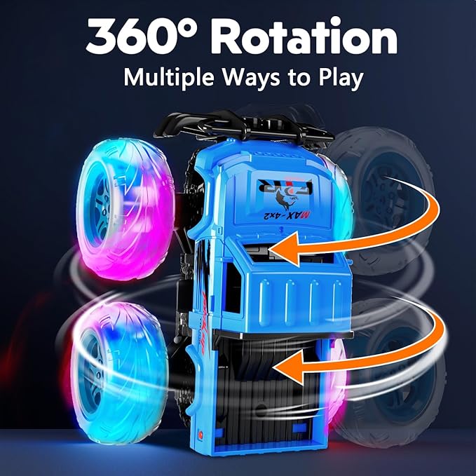 Monster Trucks Toys for Toddlers Boys: Light-up Wheels for Kids Age 2-4 Years Old,Toy Car for Kid Ages 3-5,Boy Cars to 3-6,Toy Truck for Toddler 1-3,Jam Birthday Gift for Children 1-3