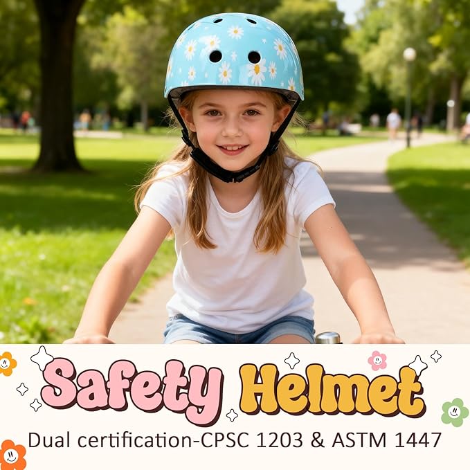 Toddler Kids Bike Helmet,Adjustable for Child Boys Girls,Multi-Sport & Ventilation for Bicycle Scooter Skateboard Skate