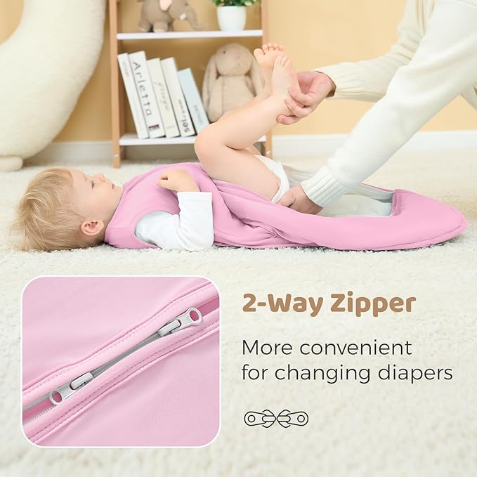 Freejoy Viscose From Bamboo Baby Sleep Sack, 1.5 TOG Infant Toddler Wearable, Buttery Soft Sleeping Bags