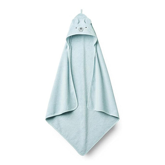 Baby Hooded Towel – Organic Cotton Baby Bath Towels – Baby Towels, Baby Bath Towels for Baby Boy, Baby Girl, 32" x 32" Super-Soft and Absorbent Baby Towels for Newborn (Bear - Baby Blue)