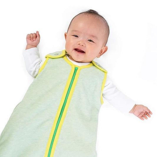 Baby Deedee Wearable Blanket Baby and Toddler Sleeping Sack, Baby Sleeping Bag, Sleep Nest Lite, Lemon Mint, Medium (6-18 Months)
