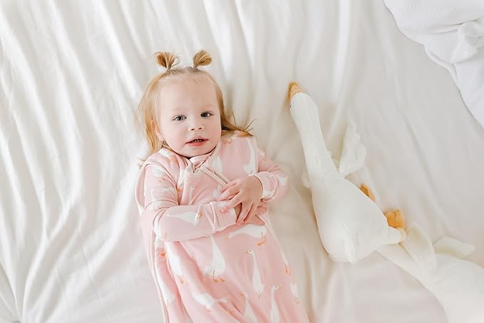 Copper Pearl Sleep Sack: Warm and Cozy Baby Bag in a Variety of Trendy Designs, Safe Alternative to Blankets, Sleeveless Baby Sleep Sack Swaddle Sizes Newborn to 24 Months - Goosie
