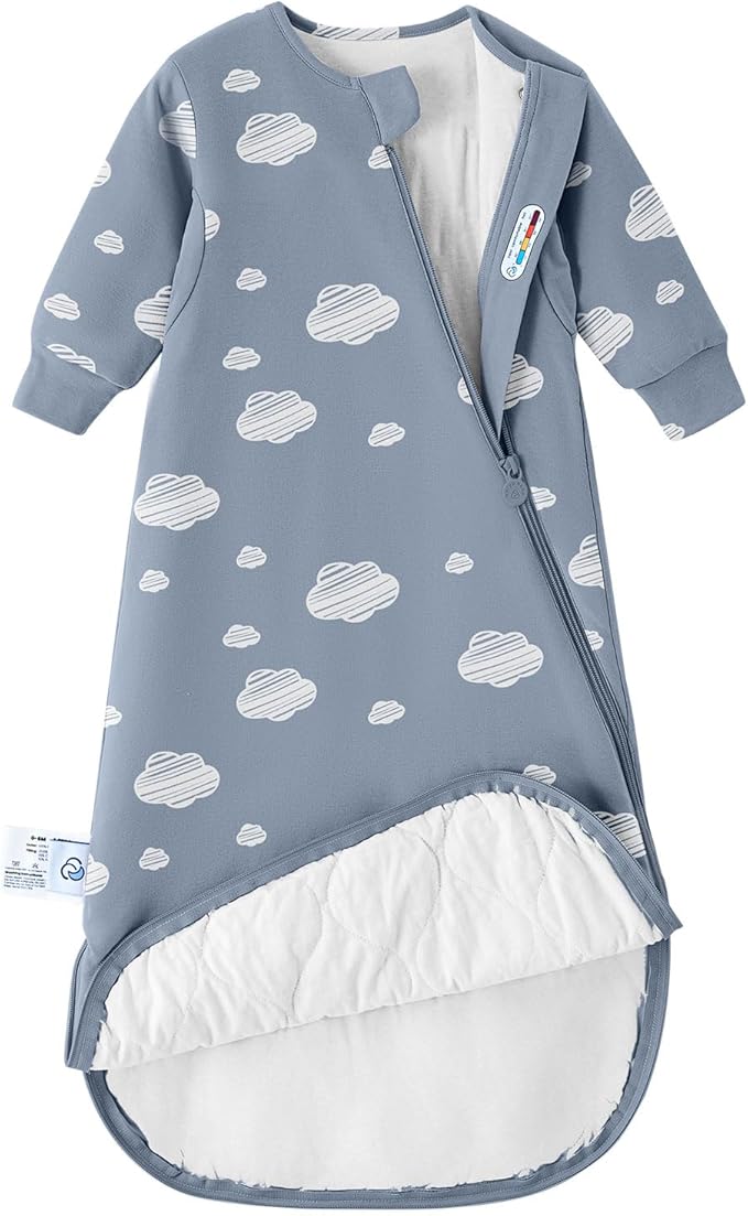 Unisex Sleeping Bag for Babies and Toddlers 3.5 Tog Sleep Sack, Baby Sleep Sack, One piece with sleeves, Gifts for Baby