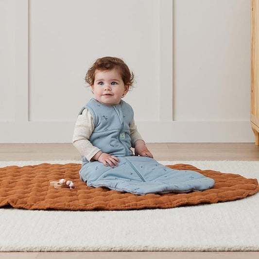 ergoPouch Jersey Sleeping Bag 0.2 TOG – Arms-Out Baby Sleep Sack, Ideal Transition from Swaddling, Slim Fit Keeps Baby Secure & Comfortable, Soft Breathable Fabric (8-24 Months, Dragonflies)