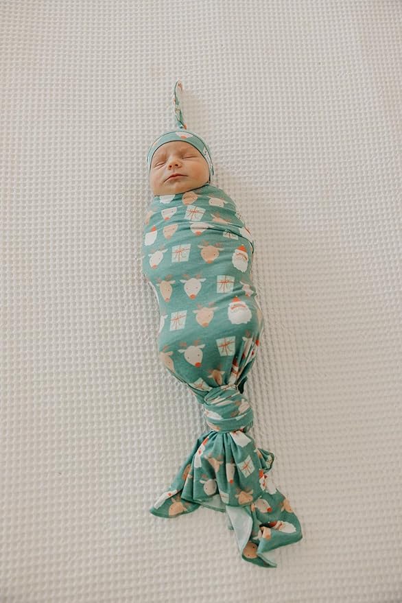 Copper Pearl Baby Swaddle Blanket - Premium Knit Baby Blanket, Large Soft Stretchy Receiving Blankets for Baby Boy and Girl, Swaddles for Newborn, Infant, and Toddler (Prancer)