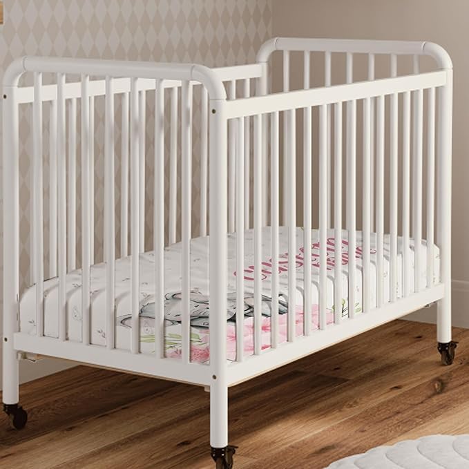 Personalized Crib Bedding Set, Newborns Set with Name, 2 Pcs Animal Theme Baby Crib Set for Girls Boys, Double Layer Blanket and Crib Sheet, Comfort and Soft