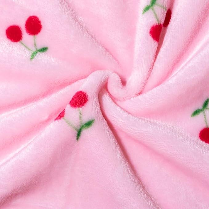 Toddler Robes Cute Pattern Bathrobe Unisex Kids Robe Baby Flannel Hoodie Pajamas Sleepwear