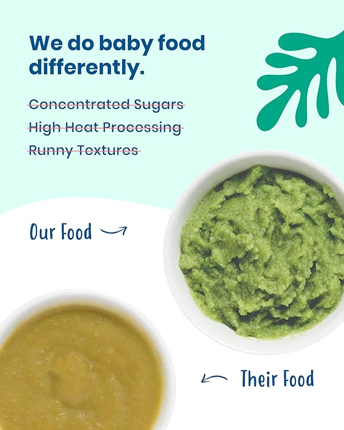 Amara Organic Baby Food - Stage 2 - Oats & Berries - Baby Cereal to Mix With Breastmilk & Water - Shelf Stable Baby Food Pouches Made from Organic Fruit and Veggies - 5 Pouches, 3.5oz Per Serving