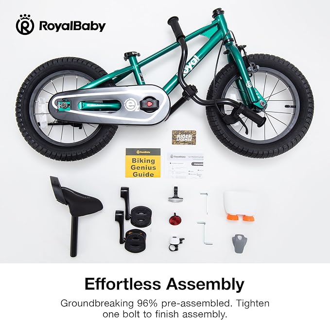 RoyalBaby Kids Bike Freestyle Classic & EZ Balance Pedal Switchable Bicycle, 12 14 16 18 Inch, 3-10 Years Toddler to Big Kids