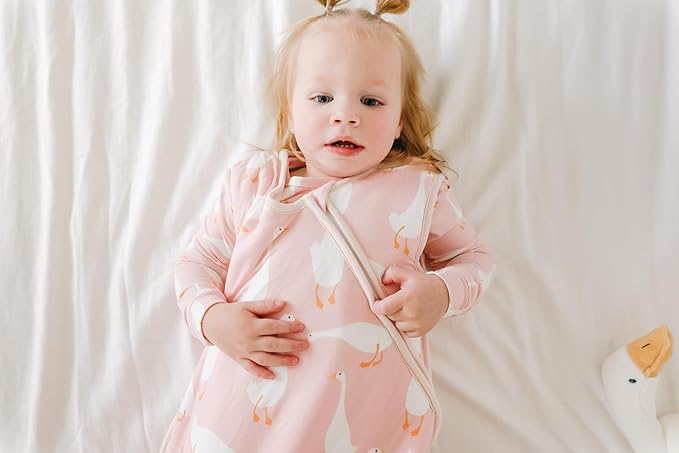 Copper Pearl Sleep Sack: Warm and Cozy Baby Bag in a Variety of Trendy Designs, Safe Alternative to Blankets, Sleeveless Baby Sleep Sack Swaddle Sizes Newborn to 24 Months - Goosie