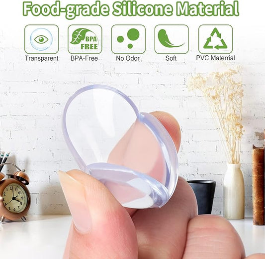 18 Pack Corner Protector for Baby: Baby Proofing Safety Corner Clear Furniture Tablet Corner Protection| Protectors Guards, Furniture Corner Guard Baby Proof Bumper & Cushion to Cover Sharp Furniture