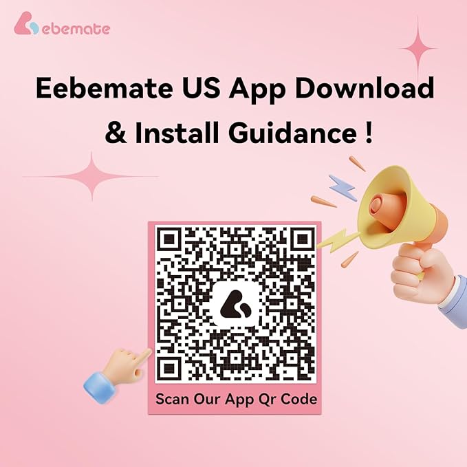 ebemate Video Baby Monitor Camera with 2 Camera,2.8" LCD Screen Video & Audio No Glow Night Vision,2-Way Talk Audio Cam Baby Monitoring 1200FT Range EBE28-2