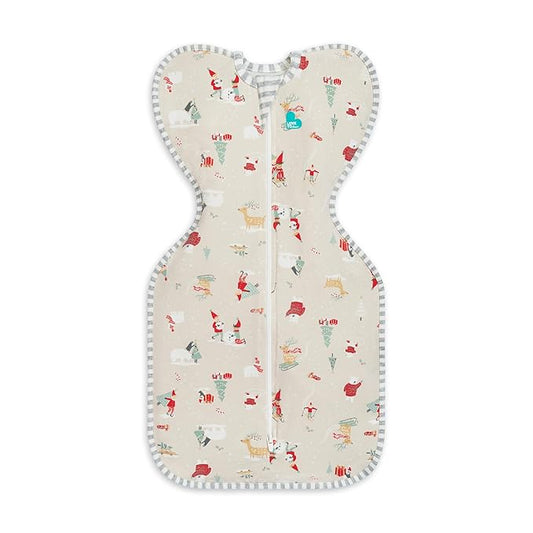 Love to Dream Swaddle UP, Baby Sleep Sack, Self-Soothing Swaddles for Newborns, Get Longer Sleep, Snug Fit Helps Calm Startle Reflex, New Born Essentials for Baby, 1.0 TOG, 5-8.5 lbs, Beige