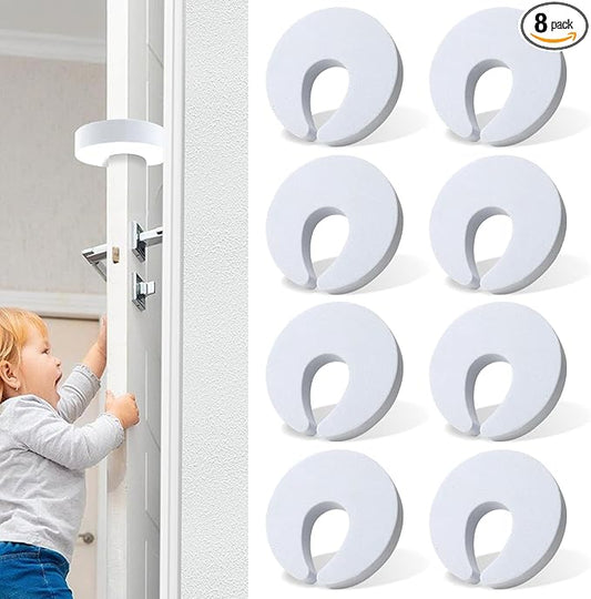 8 Pcs Premium Door Pinch Guard - Door Finger Pinch Guard & Foam Door Stopper, Child & Pet Safe Anti-Slam for Home