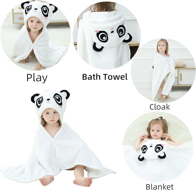 Wearable Blanket Hoodie for Kids Toddlers Hooded Towels Soft Cozy Wearable Throw Blanket Hoodie for Boys Girls