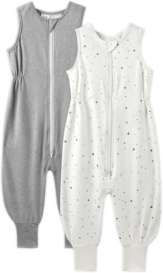 TotAha Toddler Sleep Sack with Legs, 0.5 TOG Light and Soft Baby Sleeping Bag, Walker Sleep Sack for Babies 12-24M, 2T-3T
