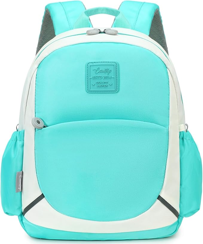 CAMTOP Toddler Backpack for Boys Girls 2-4, Kids Backpacks for Kindergarten Preschool, 12" H Small Bookbag for Daycare Travel (Blue, 12''- Not fit A4 folder)