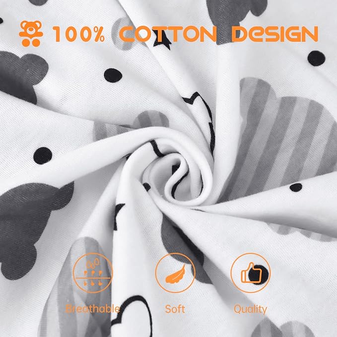 Toddler Sleeping Sack, Toddler Sleep Sack with Feet, Walker Wearable Blanket, Baby Sleeping Sack with Legs,0.5Tog（Bear 2T-3T）