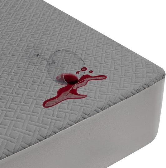 Premium Bamboo Mattress Protector – Twin Size, Waterproof, & Ultra Soft Breathable Noiseless Washable Bed Mattress Cover for Comfort & Protection MC03TWIN-LG