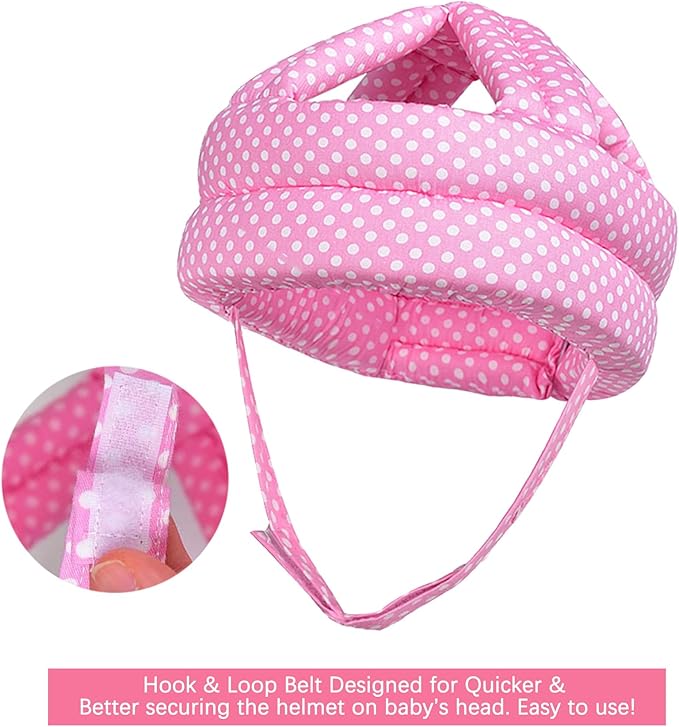 Baby Helmet for Crawling Walking Soft Cushion No Bumps