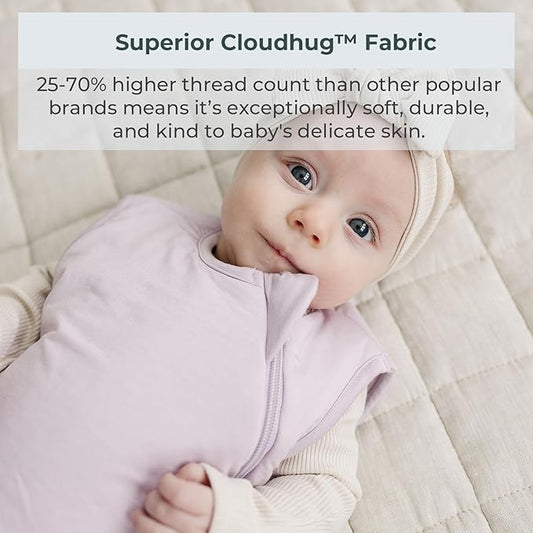 Sleep Sack 1.0 Tog - Rayon made from Bamboo Baby Sleeping Bag, Wearable Blanket, Unisex