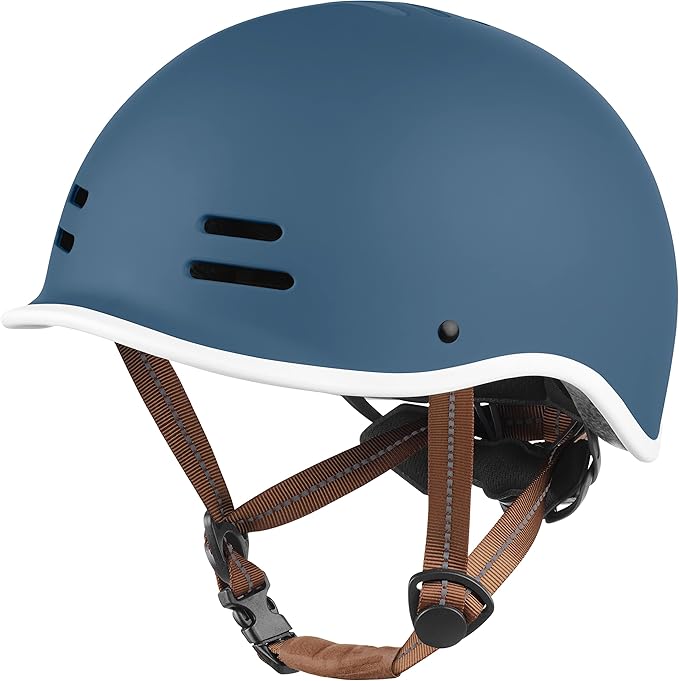 Retrospec Remi Kids Bike Helmet with Built-in Sun Visor - Adjustable Youth Safety Gear for Cycling, Skating & Scooters - 11 Air Vents, Washable Padding & Reflective Straps