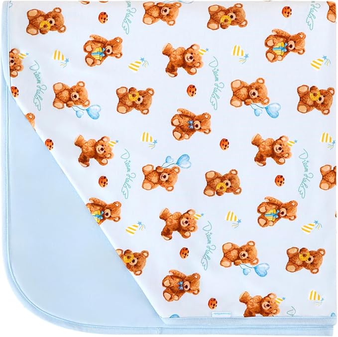 Premium Baby Blankets, Soft Viscose from Bamboo Blanket for Boys and Girls, Nursery Crib Bedding Quilt for Newborn and Toddler, Cooling for Hot Sleepers 50'' x 50'' Bear