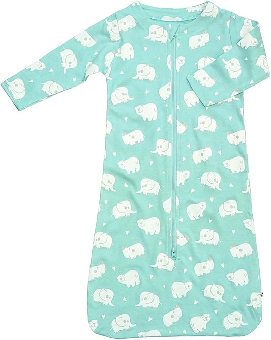 Babysoy Long Sleeve Wearable Blanket Sleep Sack, Infant to Toddler Sleeping Bag, Choose from size 0-24 Months