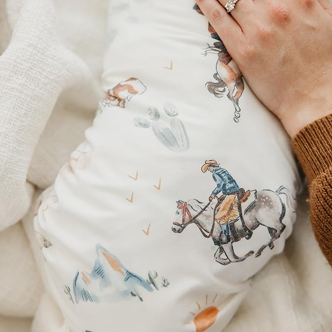 Copper Pearl Large Premium Knit Baby Swaddle Receiving Blanket Boone
