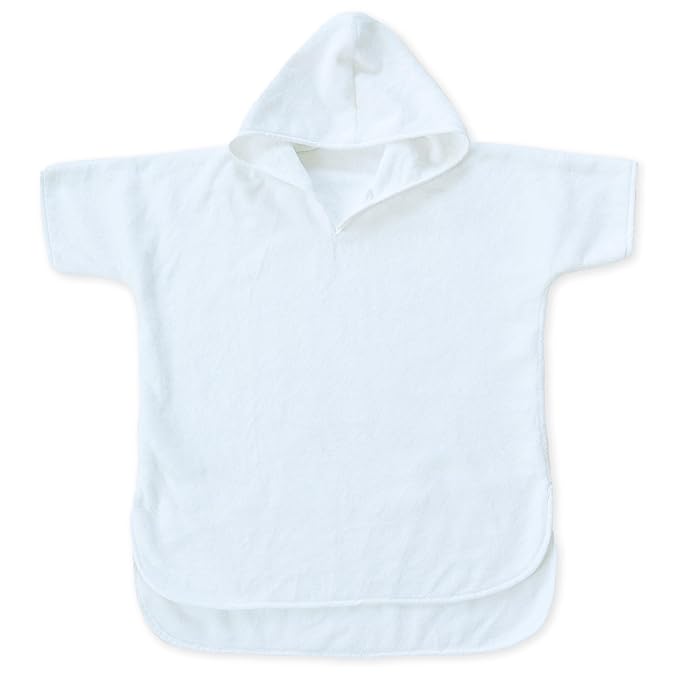 Natemia Hooded Towel Poncho – 100% Organic Cotton - Kids & Toddler Beach Towel with Hood - Oeko-Tex and GOTS Certified - Gentle on Sensitive Skin - Cozy Swim & Bath Towel for Boys, Girls