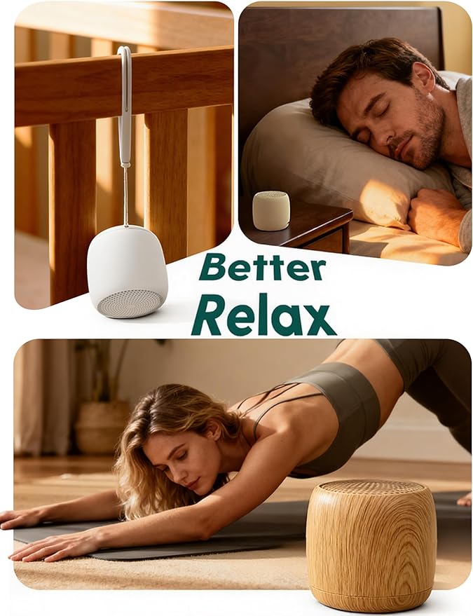 Babelio White Noise Sound Machine (Pocket Mini Pro) | 1000mAh Large Battery, 25 Non-looping Sounds for Adults, Kids & Babies, Timer, Memory Function, Pocket-Sized & Travel Essentials, White