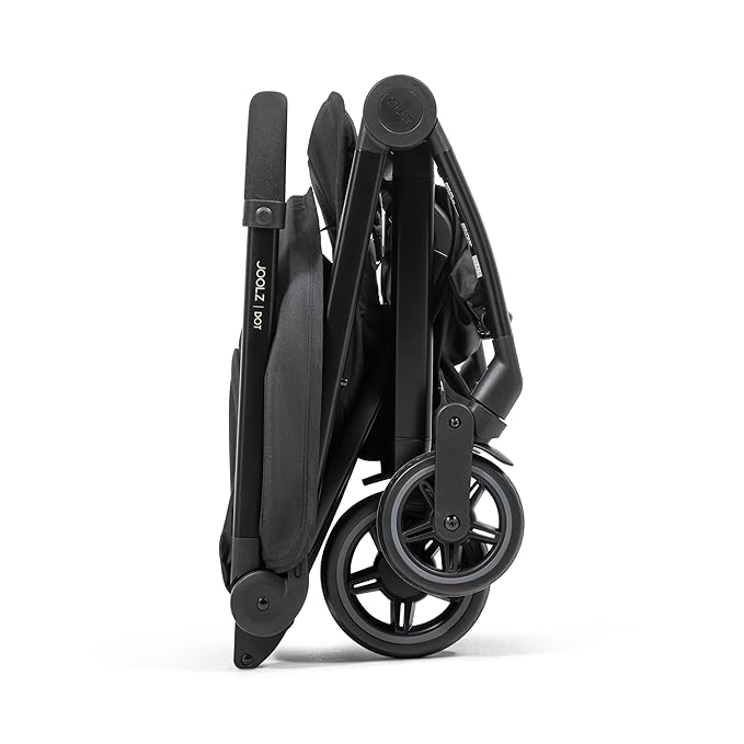 Joolz Dot Ultra Lightweight Travel Stroller for Toddler – Compact & Airplane Stroller (only 12.2lbs) -One-Handed Folding Design - UPF 50+ Canopy - Reclining Seat - (Space Black)