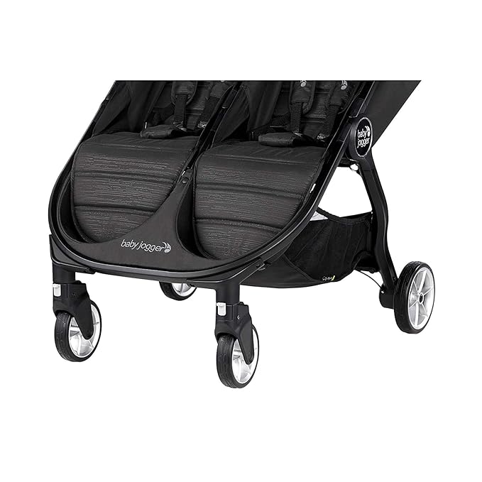 Baby Jogger City Tour 2 Double Stroller Compact & Sleek Twin Design with Easy-To-Maneuver Features Ideal for Growing Kids Plush Imported