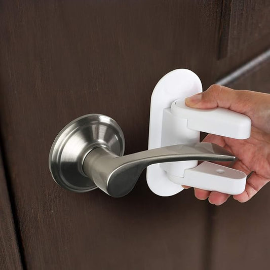 Door Lever Lock Child Proof Doors & Handles, Adhesives - Child Safety by Tuut (2 Pack)