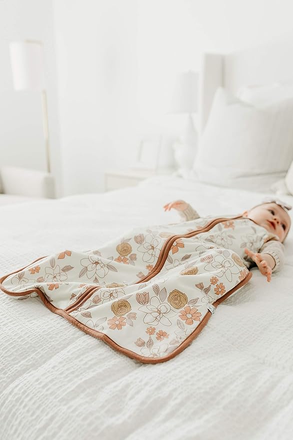 Copper Pearl Sleep Sack: Warm and Cozy Baby Bag in a Variety of Trendy Designs, Safe Alternative to Blankets, Sleeveless Baby Sleep Sack Swaddle Sizes Newborn to 24 Months - Ferra