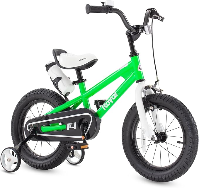 RoyalBaby Kids Bike Freestyle Classic & EZ Balance Pedal Switchable Bicycle, 12 14 16 18 Inch, 3-10 Years Toddler to Big Kids