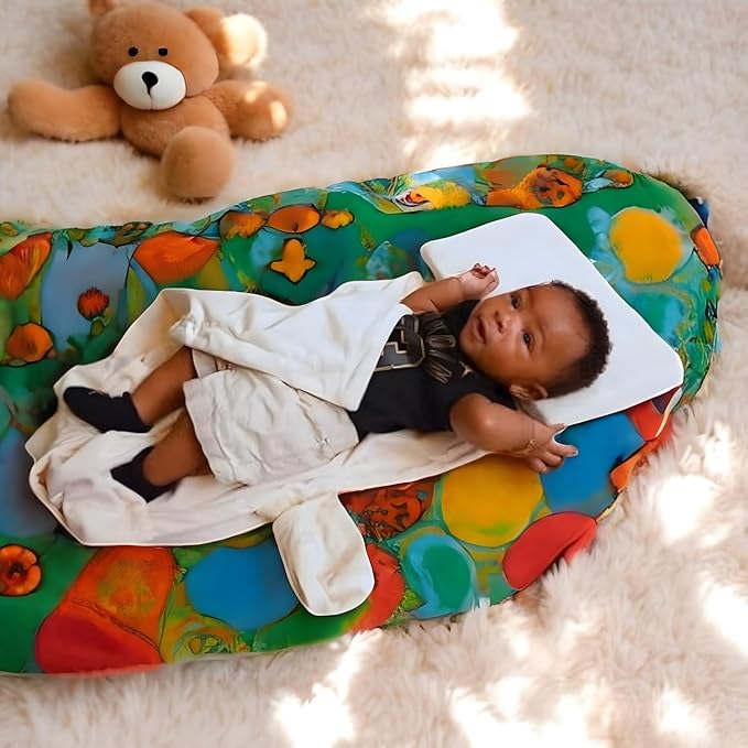 Multipurpose Baby Blanket for Newborns to Toddlers (0–5 Years) | Burp Cloth, Nursing Pillow, Mat, Travel Playmat & Stroller Blanket | Ultra-Soft, Machine Washable